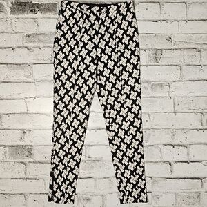 Topshop Women's Black and White Pants